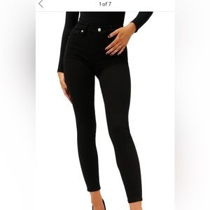 Good American Good Legs Black Skinny Jeans